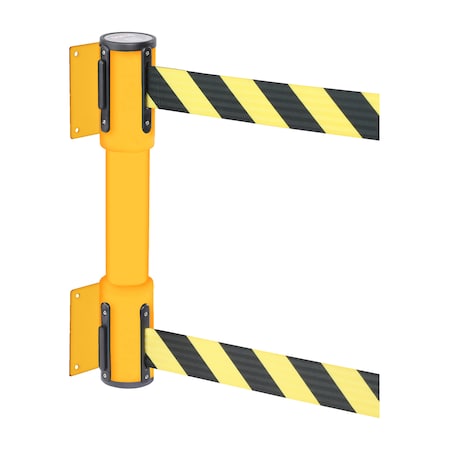 WallMaster Twin 350, Yellow, 10' Yellow/Black Diagonal Belt